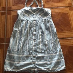 Worn 1X universal thread linen dress
